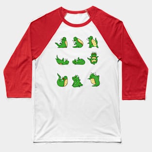 Dragon Yoga Baseball T-Shirt